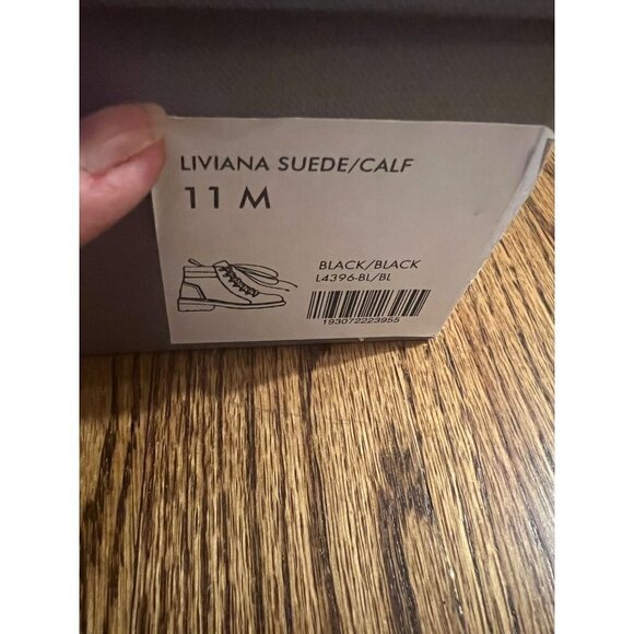 NEW Aquatalia | Liviana Hiker Bootie Black Suede Sz 11‎ - Picture 4 of 8